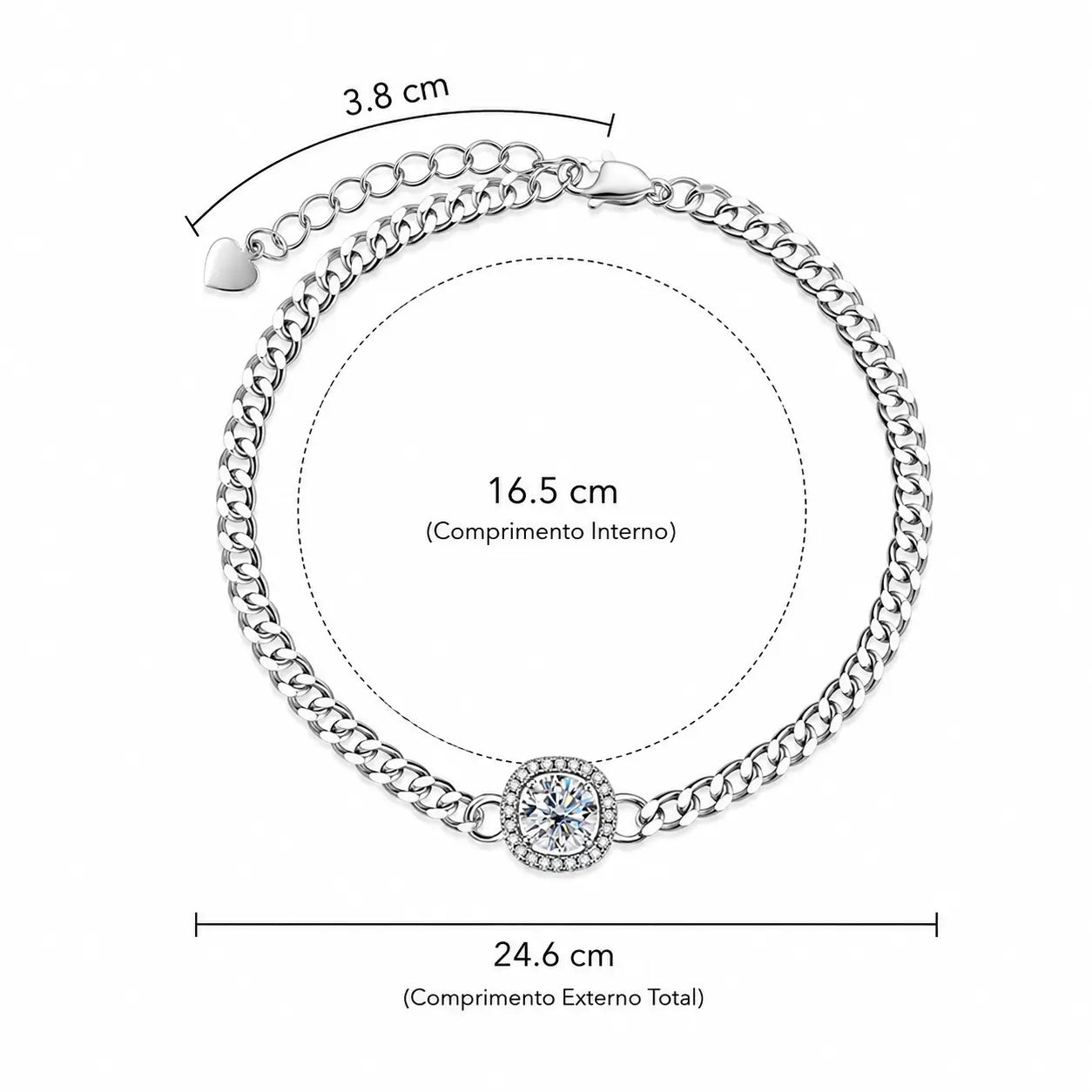 Duchesse Deluxe Moissanite Bracelet 1ct