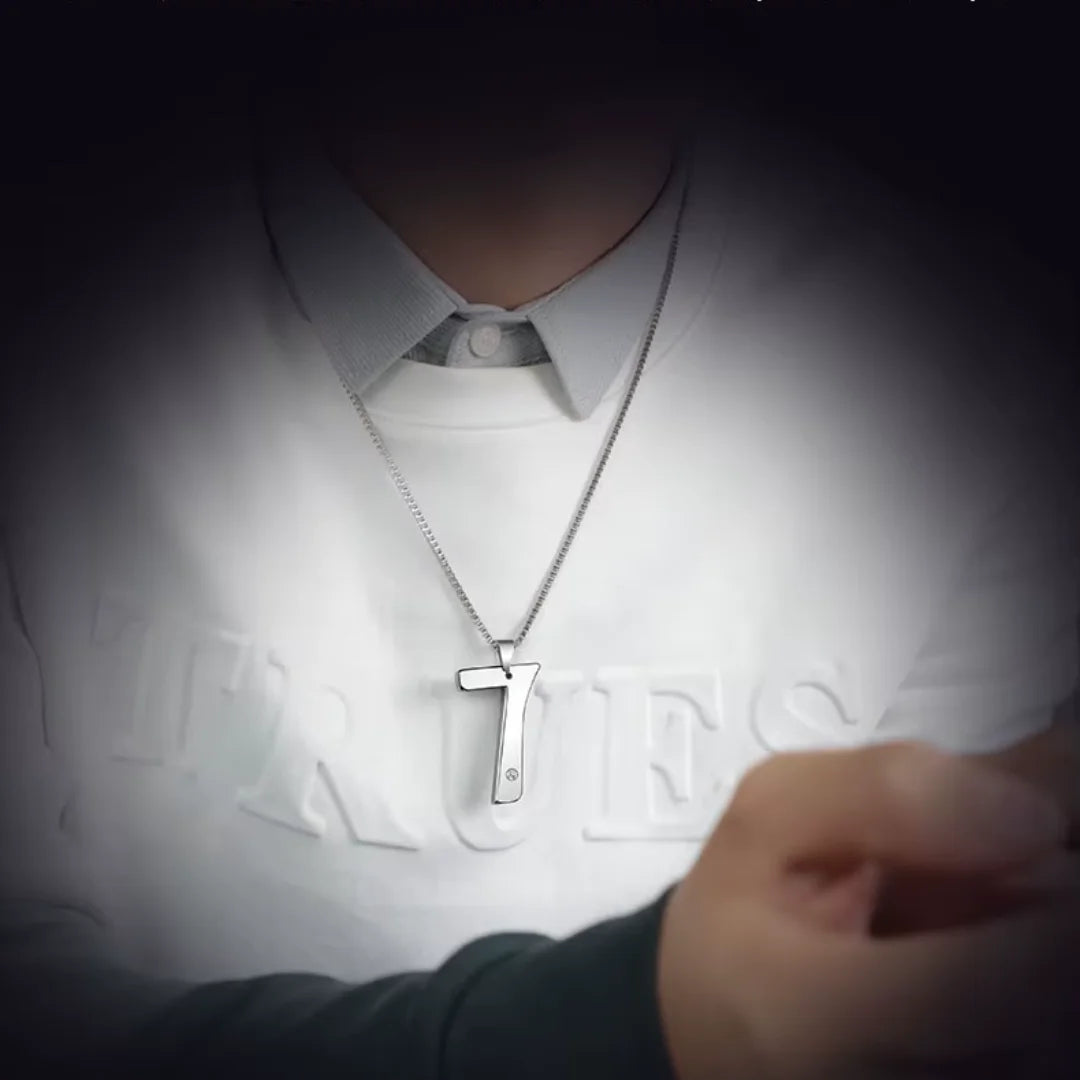 Men's Number Seven Necklace