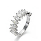 Nivelle Deluxe 10-Stone Moissanite Eternity Ring 3.0ctw