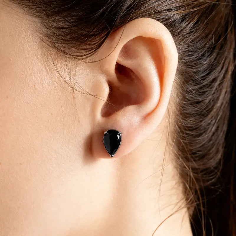 Goutte Deluxe Black Moissanite Earrings 2.0ctw – 4.0ctw