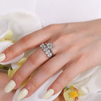 Eternity Deluxe Moissanite Ring 0.5ct