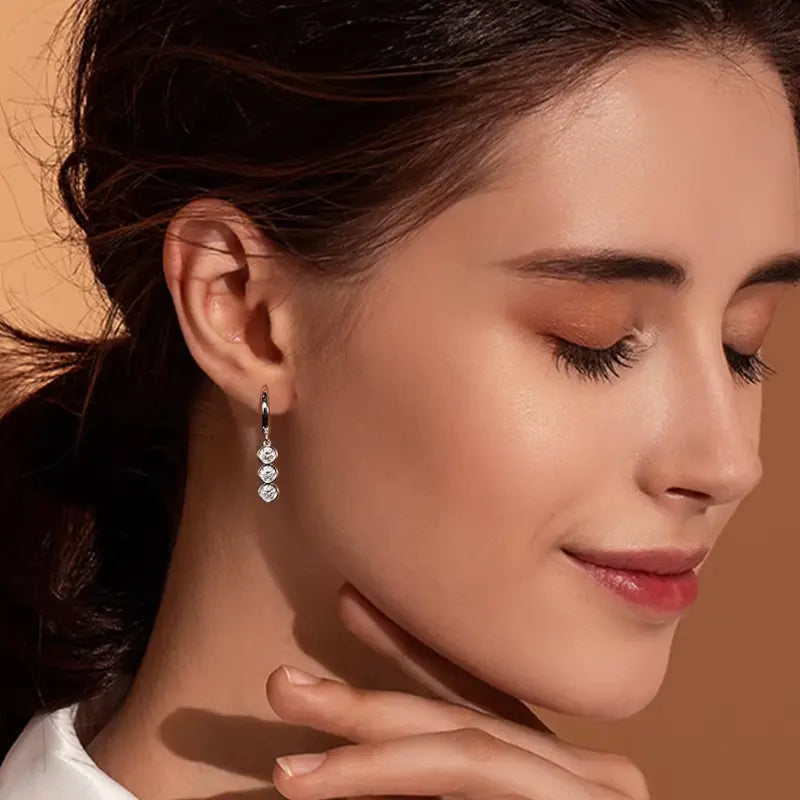 Carisma Deluxe 1.8ctw Moissanite Earrings