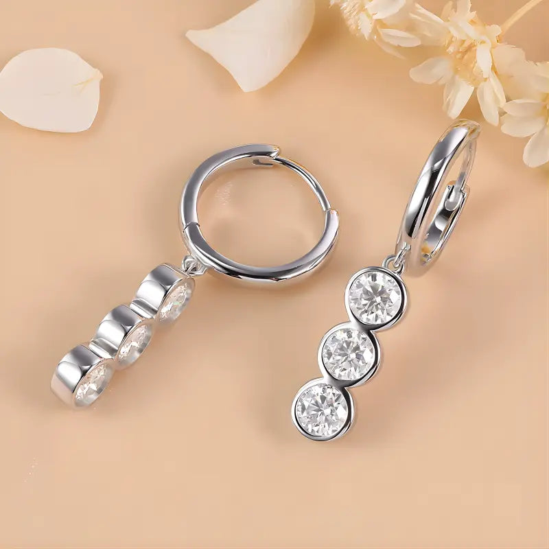Carisma Deluxe 1.8ctw Moissanite Earrings