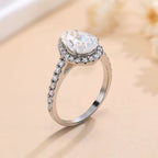 Virelle Pear Cut Moissanite Engagement Ring 2.0ct