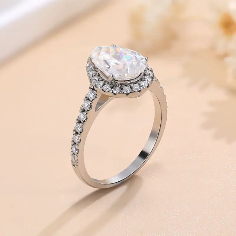 Virelle Pear Cut Moissanite Engagement Ring 2.0ct