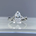 Lorienne Deluxe Marquise Cut Moissanite Ring 2.0ct