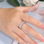Nivelle Deluxe 10-Stone Moissanite Eternity Ring 3.0ctw