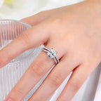 Monet Deluxe Moissanite Solitaire Ring 3.0ct