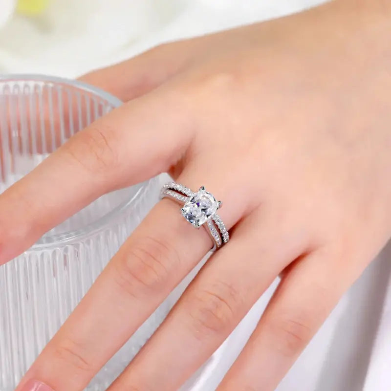 Monet Deluxe Moissanite Solitaire Ring 3.0ct