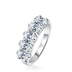 Eternity Deluxe Moissanite Ring 0.5ct