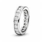 Souveraine Deluxe Moissanite Eternity Ring 6.6ctw