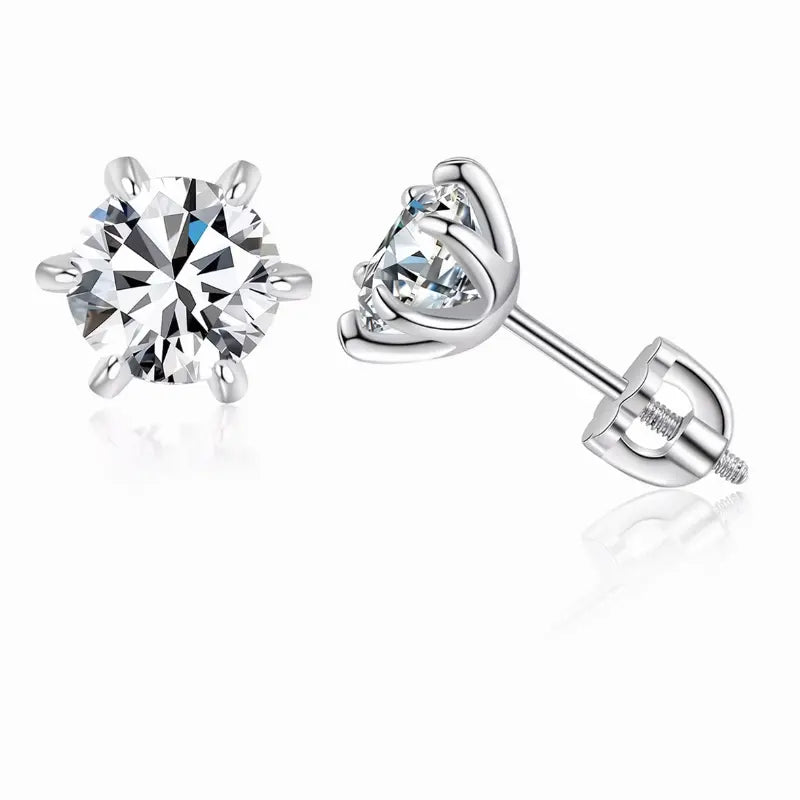 Lórien Deluxe Moissanite Solitaire Earrings