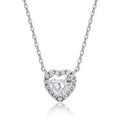 Pavé Heart Deluxe Moissanite Necklace