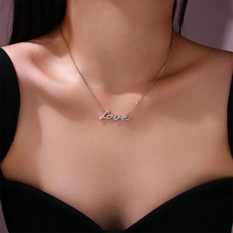 Love Pavé Deluxe Moissanite Necklace