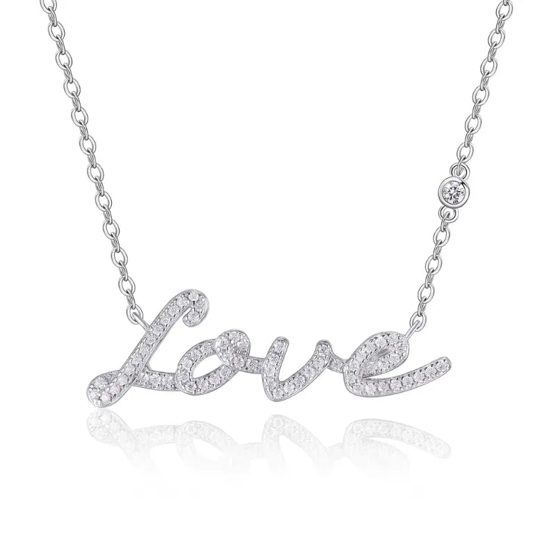 Love Pavé Deluxe Moissanite Necklace