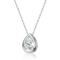 Belize 1ct Pear Cut Deluxe Moissanite Necklace