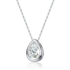 Belize 1ct Pear Cut Deluxe Moissanite Necklace