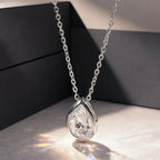 Belize 3ct Pear Cut Deluxe Moissanite Necklace