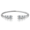Elara Cuff 1.8ctw Deluxe Moissanite Bracelet