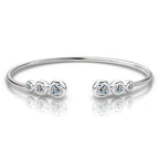 Elara Cuff 1.8ctw Deluxe Moissanite Bracelet