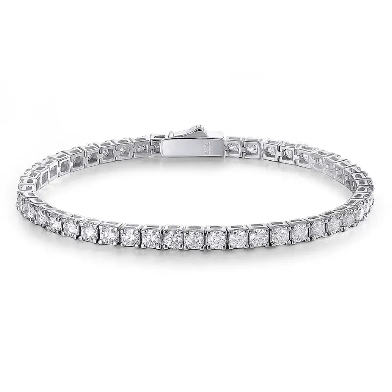 Classic Deluxe Moissanite Riviera Bracelet (0.5ct per Stone)