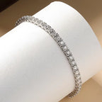 Classic Deluxe Moissanite Riviera Bracelet (0.5ct per Stone)