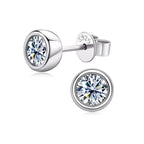 Orbé Moissanite Deluxe Solitaire Earrings 0.5ct