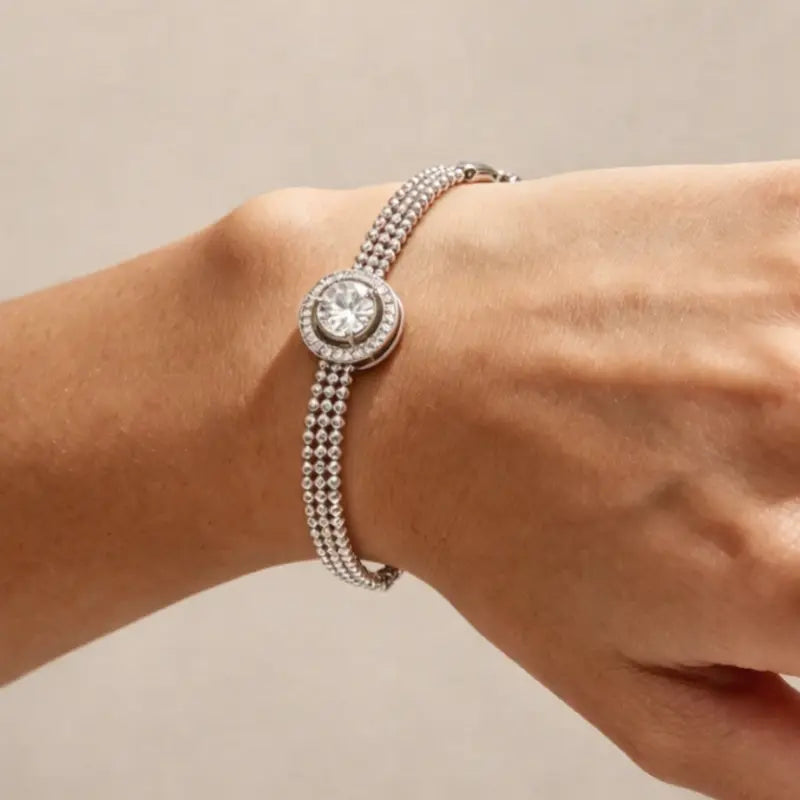 Ravelle Deluxe Moissanite Bracelet 1ct