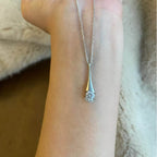 Aster Deluxe Moissanite Necklace 0.5ct
