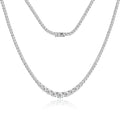 Classic Riviera Deluxe Moissanite Necklace