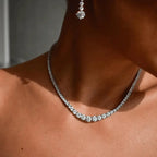Classic Riviera Deluxe Moissanite Necklace