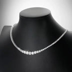 Classic Riviera Deluxe Moissanite Necklace