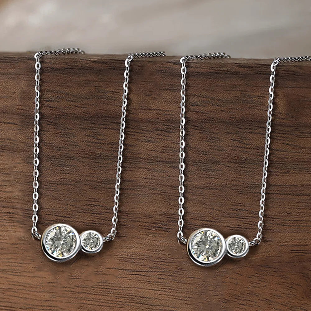 Orbé Moissanite Deluxe Solitaire Necklace 0.6ct