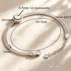 Ravelle Deluxe Moissanite Bracelet 1ct