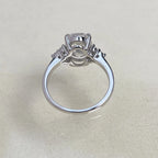 Lumière Deluxe 4.5ct Oval Cut Moissanite Ring