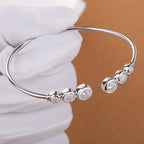 Elara Cuff 1.8ctw Deluxe Moissanite Bracelet