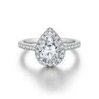 Virelle Pear Cut Moissanite Engagement Ring 2.0ct