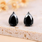 Goutte Deluxe Black Moissanite Earrings 2.0ctw – 4.0ctw