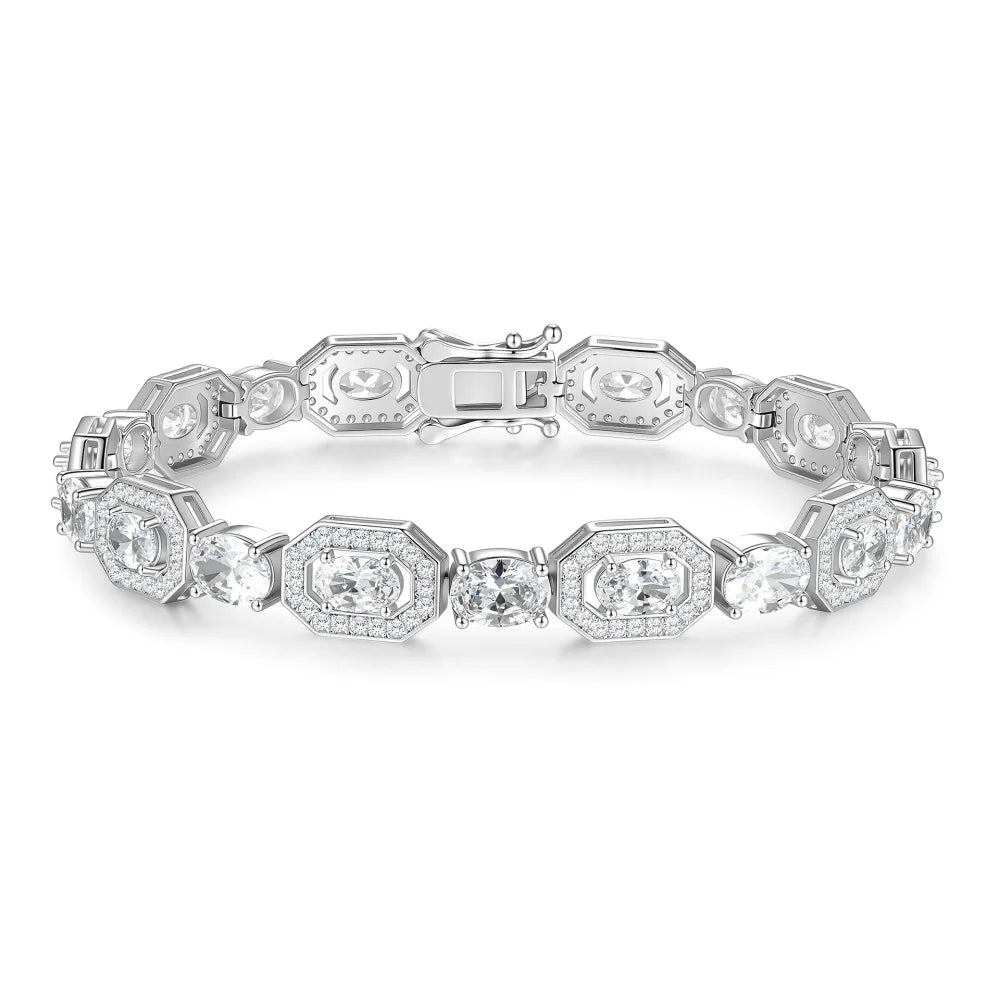Impéria Deluxe Moissanite Iced-Out Bracelet