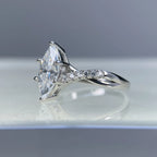 Lorienne Deluxe Marquise Cut Moissanite Ring 2.0ct