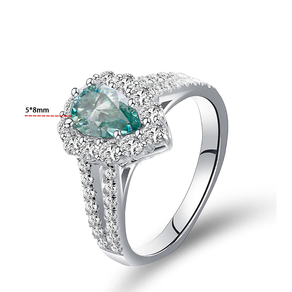 Duchesse Deluxe Pavé Moissanite Ring 1.74ct