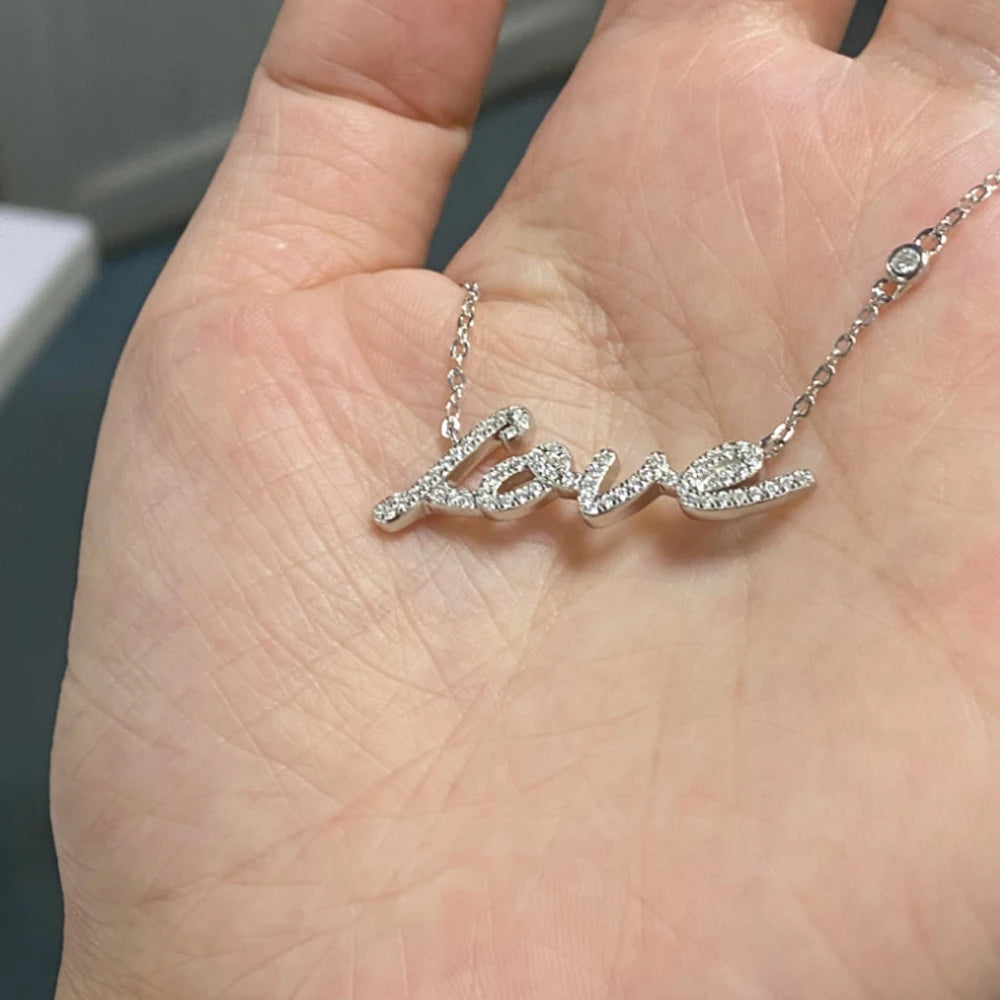 Love Pavé Deluxe Moissanite Necklace