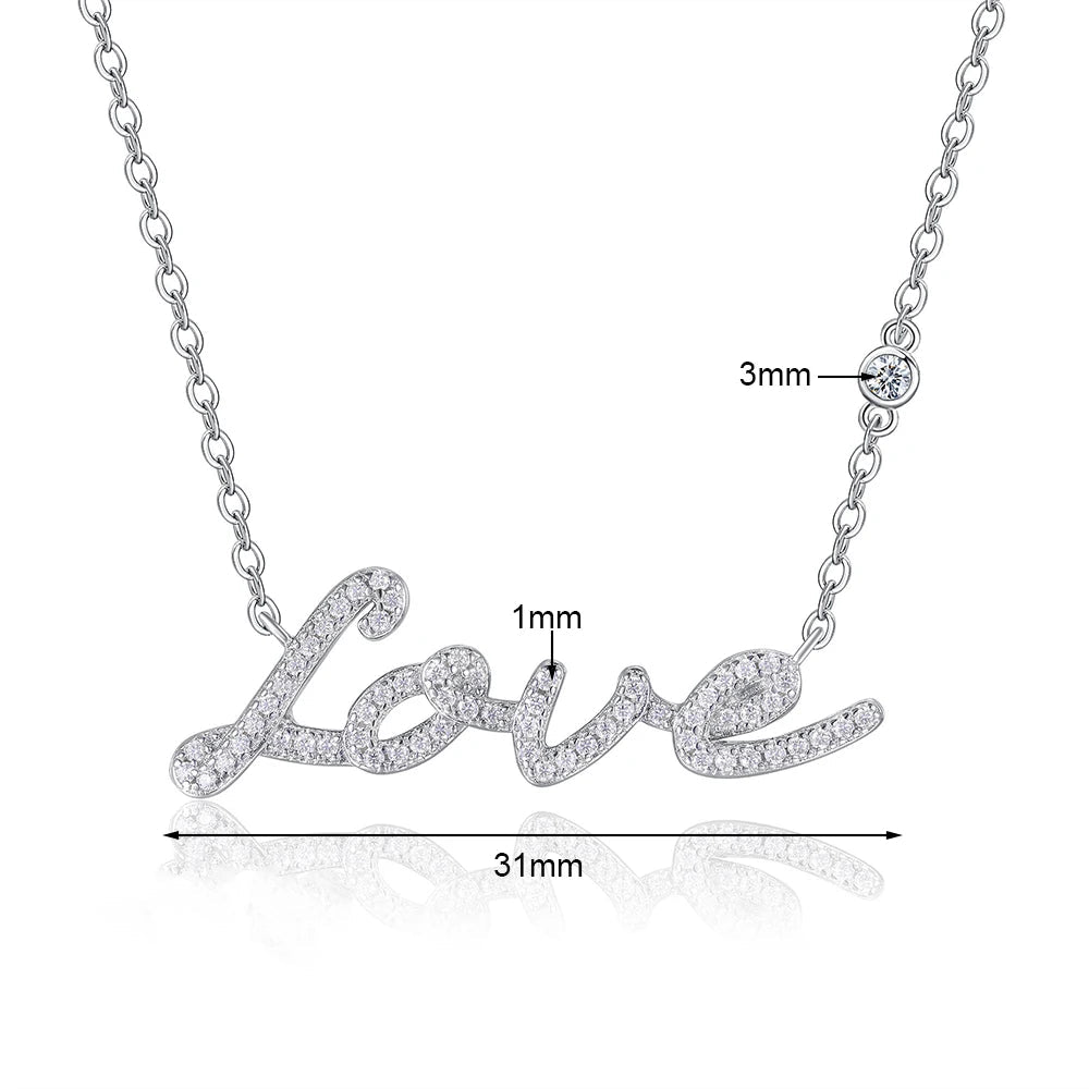 Love Pavé Deluxe Moissanite Necklace