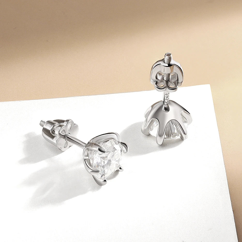 Lórien Deluxe Moissanite Solitaire Earrings