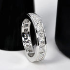 Souveraine Deluxe Moissanite Eternity Ring 6.6ctw