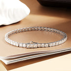 Classic Deluxe Moissanite Riviera Bracelet (0.5ct per Stone)