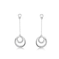 Avoré Circle Drop Earrings Deluxe Moissanite