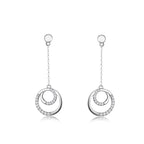 Avoré Circle Drop Earrings Deluxe Moissanite
