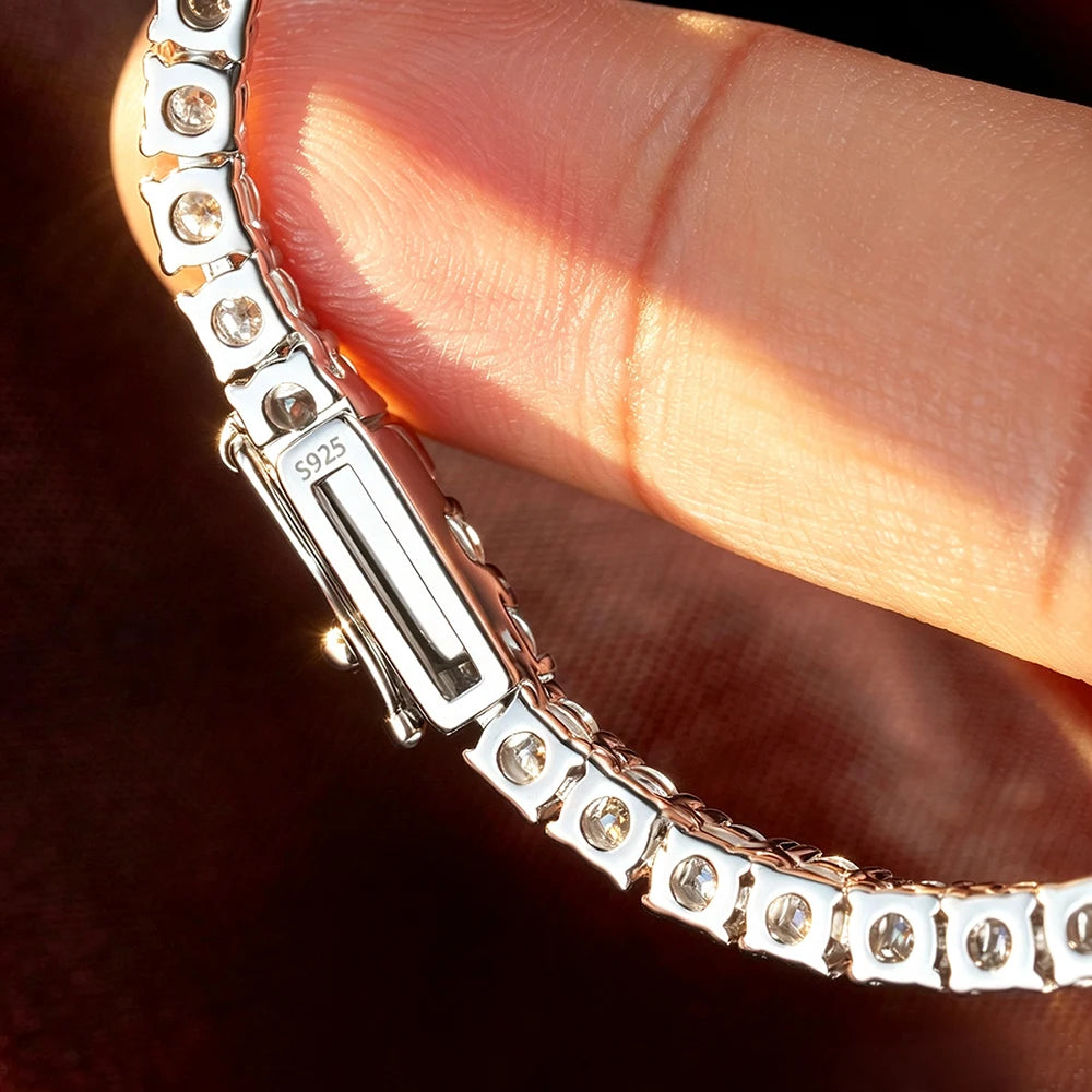 Classic Riviera Deluxe Moissanite Necklace