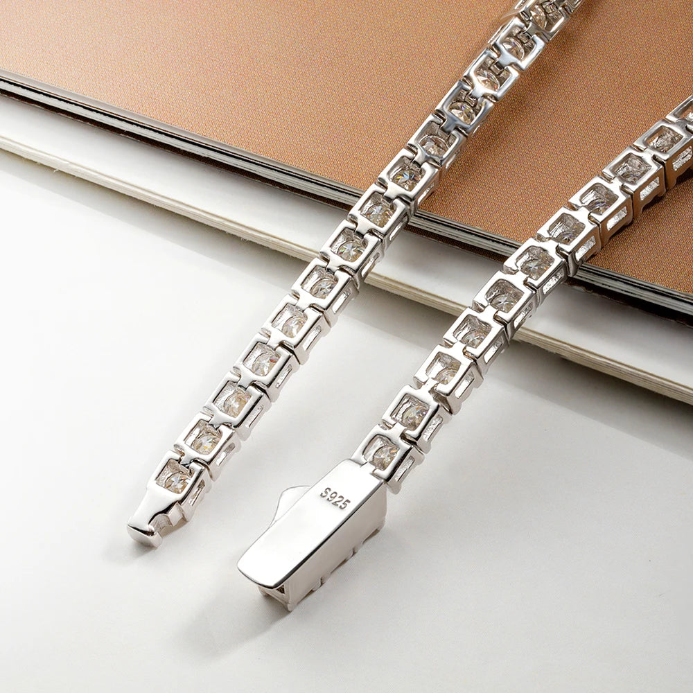 Classic Deluxe Moissanite Riviera Bracelet (0.5ct per Stone)